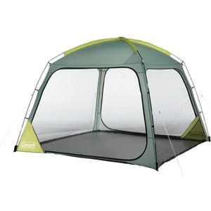 Coleman Skyshade Screened Shelter with Easy Setup, Lightweight Picnic Screen Room for Bug-Free Lounging, Made of PFAS-Free Materials, Moss, Style: 10x10 ft