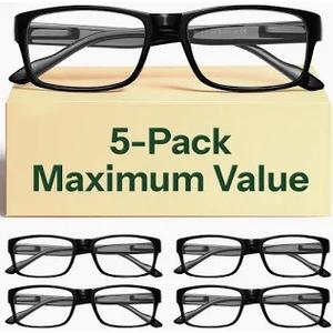 Gaoye Reading Glasses Men/Women, Eyeglasses, Blue Light Readers for Men/Women, Computer Eye Glasses, Cheaters +3.5