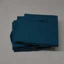 MaidMAX Cloth Storage Bins, Set of 6 Foldable Collapsible Fabric Cubes Organizers Basket with Dual Handles, Teal