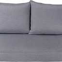 BOSSIMA Patio Furniture Cushions Comfort Deep Seat Glider Loveseat Cushion Indoor Outdoor Seating Cushions Light Grey
