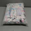 Winter Kids Boys Ski Suit Pants Jackets Sets Girls Snowbibs Snowboarding Clothes (6-7 Years, White)