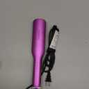 2-in-1 Hair Straightener & Curler, 2 Inch Plate, 8.5" Extra-Large Ceramic Iron with 20M Anions (Purple)