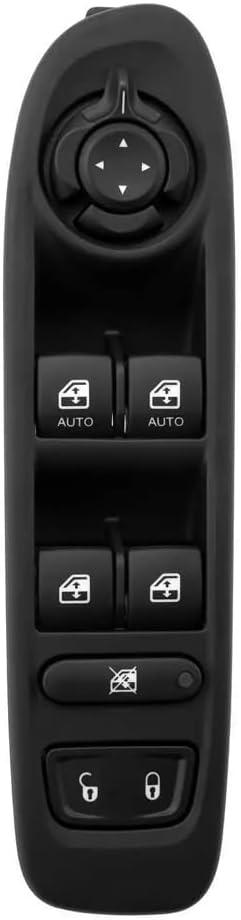 Power Window Switch Driver Side Replace 6BZ27LXHAA Compatible with Jeep Compass 2017-2021 Front Left Driver Side Power Window Master Switch