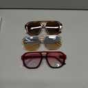livho Trendy Polarized Square Aviator Sunglasses Women Men Square Eyewear Frame, Retro Sun Glasses for Women Men 2025 Shades