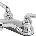 Builders Shoppe 2000CP RV Mobile Home Non-Metallic Centerset Lavatory Faucet Chrome Finish
