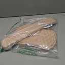 Hokafenle 2 in 1 Ergonomic Mouse Pad Wrist Support & Wrist Rest for Computer Keyboard Set, with Relieve Carpal Tunnel Pain Massage Bulge and Full Memory Gel Design (2In1 Set, Sand Color)