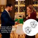 4 x Food Decision Dice for Date Night Funny Gag Gifts for Boyfriend Girlfriend for Mom Husband Wife, Anniversary Birthday Gift, Wedding Fathers Day Stocking Stuffers for Men Women