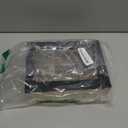 Vintage Burlywood Wooden Tea Organizer Box with Glass Lid, 6 Compartments Tea Bag Organizer, 9 Inches Tea Storage Organizer, Tea Storage Chest, Kitchen Storage Chest Box (Black Lid)