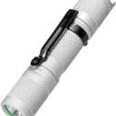 LUMINTOP LED Pocket-Sized Flashlight Tool AA2.0 IPX-8 Waterproof Light 5 Modes 650 High Lumens Super Bright LED Torch for Power Failure, Camping and Hiking (White Version)