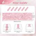 6 Pack Light Pink Cheesecloth Table Runner 17x108 Inch Semi Sheer Boho Gauze Cheese Cloth Fabric Table Runners, for Wedding Party Baby Shower Birthday Home Decor Garden Farmhouse