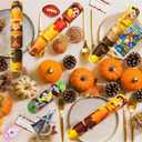 10Pack 10" Thanksgiving Non-Snap Party Favors - Turkey Design With Thanksgiving Hat, Joke and Gift For Adults