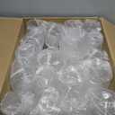 Goodluck 80 PCS Diamond Stemless Plastic Wine Whiskey Glasses, 12 Oz Disposable Cocktail Glasses, Suitable for Weddings, Birthday Parties, Family Gatherings, Bars, etc (Clear)