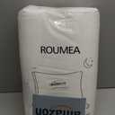 Pillows Queen Size Set of 2, Gusseted Bed Pillows for Sleeping 2 Pack, Luxury Hotel Quality, Supportive Queen Pillow with Soft Down Alternative for Back Stomach Side Sleepers, Machine Washable (Grey)