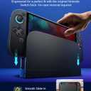 ivoler Dockable Grip Case for Nintendo Switch 2, 5-in-1 Kit: Skin-Feel Matte PC Shell, Detachable 2 X Joy-Con Grips Cover, 2X Screen Protector, Scratch&Shock Protection Full Set (Black)