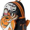 Disney 100 Nightmare Before Christmas Glow-in-The-Dark Mini Backpack, One Size