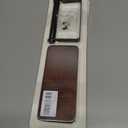 2 x Rustic Toilet Paper Holder Wall Mount - 6.69"x2.95" Solid Wood Bathroom Tissue Paper Roll Hoder with 5.7" Stainless Steel Rod, Farmhouse Paper Towel Holder for Small Space