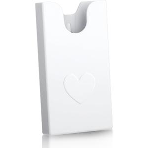 Cell Phone Holder Compatible with Bogg Bag, Charms Insert Phone Holder Case for Bogg Bags, White Simple Beach Bag Accessories Soft Insert Phone Organizer (1 Pcs)