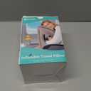 Inflatable Travel Pillow,Multifunction Travel Neck Pillow for Airplane to Avoid Neck and Shoulder Pain,Support Head,Neck,Used for Sleeping Rest, Airplane and Home Use,with Eye Mask, Earplugs, Black (Medium)