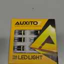 AUXITO 194 LED Light Bulb 6000K White 168 2825 W5W T10 Wedge 24-SMD 3014 Chipsets LED Replacement Light Kit Error Free for Car Interior Dome Map Door License Courtesy Dash Lights, Pack of 10