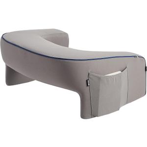 Reading Pillow, Laptop Pillow for Lap, Large Gaming Pillow for Reading, Working, Gaming or Sitting in Bed Floor Couch(Dark Grey)