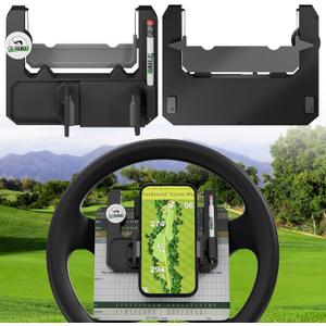 Golf Cart Accessories Steering Wheel Phone Mount for Club Car EZGO Yamaha