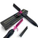 Hair Straightener, Electric Hot Comb Hair Straightener Brush with Ceramic Heater Surface, Fast Heating, Dual Voltage, Adjustable Temperature for Natural Black, Curly, Frizzy Hair & Beard