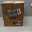 Round Set of 2 Ottoman with Storage, Boucle Storage Ottoman Foot Stool, Soft Teddy Upholstered Small Vanity Stool, Ottomans Coffee Table Padded Seat Foot Rest for Living Room Bedroom, White