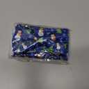 DiBanGu Mens Blue Christmas Party Bow Tie with Funny Pattern Xmas Theme Bow Tie and Pocket Square Set for Men