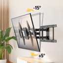 Mounting Dream TV Wall Mount for Most 42-84 Inch TVs, Full Motion Wall Mount Bracket with Articulating Arms , Max VESA 600x400mm , Up to 100LBS , Fits 16" , 18" , 24" Studs