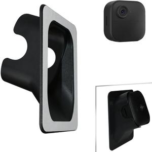 Window Mount Compatible with Blink Outdoor 4 Camera (4th Gen), Secured Camera Glass Wall Holder 20-Degree Angled Mount No Screws, Self-Adhesive Monitoring for Glass Windows/Doors, Black