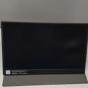 Yodoit Portable Monitor for Laptop, 15.6" 19201080 Travel Screen FHD IPS Display with USB Type C Port, Speakers and Smart Cover Compatible with PC, MacBook, Xbox (Black)