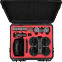 Waterproof Hard Case for DJI Avata 2 Fly More Combo | Fits DJI Goggles 3 (Not for Goggles N3)/ RC Motion 3 / FPV Remote Controller 3 and Accessories | Up to 8 Batteries | Shockproof, Dustproof