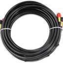 WnSEu Hydraulic Hose Kit Compatible with Seastar Outboard Steering Boat HO5102 (20 FT)