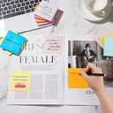 (18 Pads) Sticky Notes 3x3 inch, Self-Stick Pads Bright Colors Sticky Note, Recyclable, Easy to Post for Home, Office, Notebook