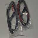 Exhaust Tail Muffler Tip for Mercedes Benz C Class w205, Rear Stainless Steel Bumper Pipe Cover for Mercedes Benz A B C E CLA GLC GLE GLS Class W212 W213 GLC Class X253(Black)