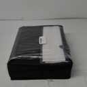 Outdoor Rug Waterproof 5 x 8 ft, Reversible Plastic Straw Rug for Patio, Large Outdoor Carpet for RV, Patio, Camping, Backyard, Deck, Picnic, Beach, Black & White