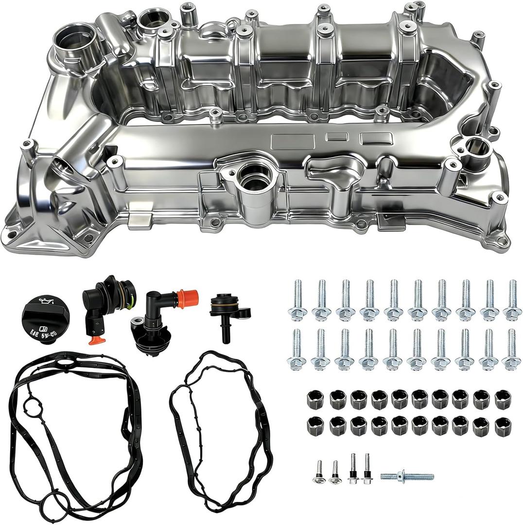 25204723 Engine Valve Cover with Gasket Kit Compatible with 2016-2022 Chevy Malibu Cruze Trax & Buick Encore 1.4L 1.5L Cylinder Head Camshaft Cover Assembly Replaces 12636177 74314ZFMP 98MC22G