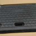 5.0" Rise Rubber Threshold ramp for Doorway/Cars, Step/Stair Rubber ramp with with Non-Slip Surface for wheelchairs/Curb/shed, 2200Pounds Load Capacity.