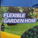 Expandable Garden Hose 50 ft with 10 Function Spray Nozzle, Flexible, Kink Free, Leak-Proof, Ultra Lightweight Retractable Stretch Water Hose 50ft for Yard, Lawn, Car Wash and Outdoor (Black Orange)