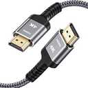 Highwings 4K Long HDMI 2.0 Cable 40FT/12m - 4K HDR Braided HDMI Cord, 18Gbps High Speed with Ethernet/ARC, 3D, HDCP 2.2, ARC, Compatible for PS-5/4/3/4K HDTV/Monitor/Projector/Streaming Media/Blu-ray