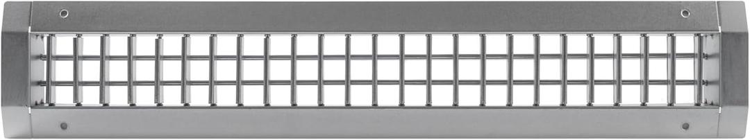 Repa Market 21" x 3" Inch Air Grille for Round Spiral Ducts - Adjustable Double Louvre Blade - Galvanized Ventilation Cover - Side Fit Round Surface Canal Ducting from 7" to 15.75" Inches