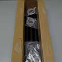 Curtain Rod For Window 30-40 inch, Black Curtain Rods With Crystal Diamond Finials, 1 Inch Diameter Decorative Curtain Rod Set, 1 Pack (30-40" | 1 Pack)