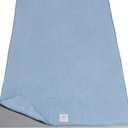 Gaiam Yoga Mat Towel — Non-Slip Microfiber Hot Yoga Towel, 24" x 68" Mat-Sized, Quick Dry & Super Absorbent for Bikram, Pilates & Gym, Skyway