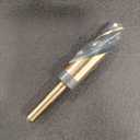 Drill America 1-1/8" Reduced Shank High Speed Steel Black & Gold Contractor Drill Bit with 3-Flat 1/2" Shank, KFD3F Series