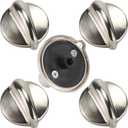 TOMOON Cooktop Knobs Replacements for G.E(EGR J2B JGB P2B PGB Series) Gas Range/Stove- WB03K10303 Profile Stove Knobs Stainless Steel -G.E Stoven Knobs Replacement- Replace WB03K10208 WB03X43926