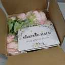 MARTINE MALL 4 Packs Peonies Artificial Flowers, Light Pink Artificial Peonies, Silk Peonies Flowers Fake Peonies Artificial Flowers Peonies Bouquet for Centerpiece Table Wedding Party Home Decor