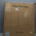 27"-42" Extra Wide Dog Gates for Doorways, 30" H Indoor Pet Gate for Stairs