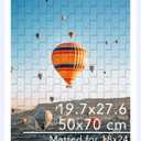 19.7x27.6 Puzzles Frame for 50x70 cm Puzzles Poster Photo Picture, Display 18x24 with Mat or 19.7 x 27.6 without, Wall Hanging 19.7 by 27.6 inch 1000 Pieces Puzzles Frame, White