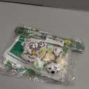 93PCS Soccer Party Favors Set, Slap Bracelets, Keychains, Stickers, Soccer Goodie Gift Bags for Party and Decorations