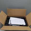 SUPERJARE 5.7 Inch Console Table with Outlet, Sofa Table, Behind Couch Table, 5.7 x 39.4 x 29.7 Inches, Metal Frame, Charging Station, for Living Room, Black